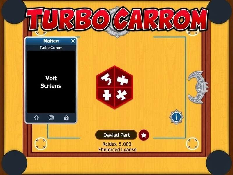 Turbo Carrom Ruler Main Screen
